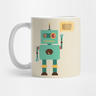 Robot Say Hello Mug